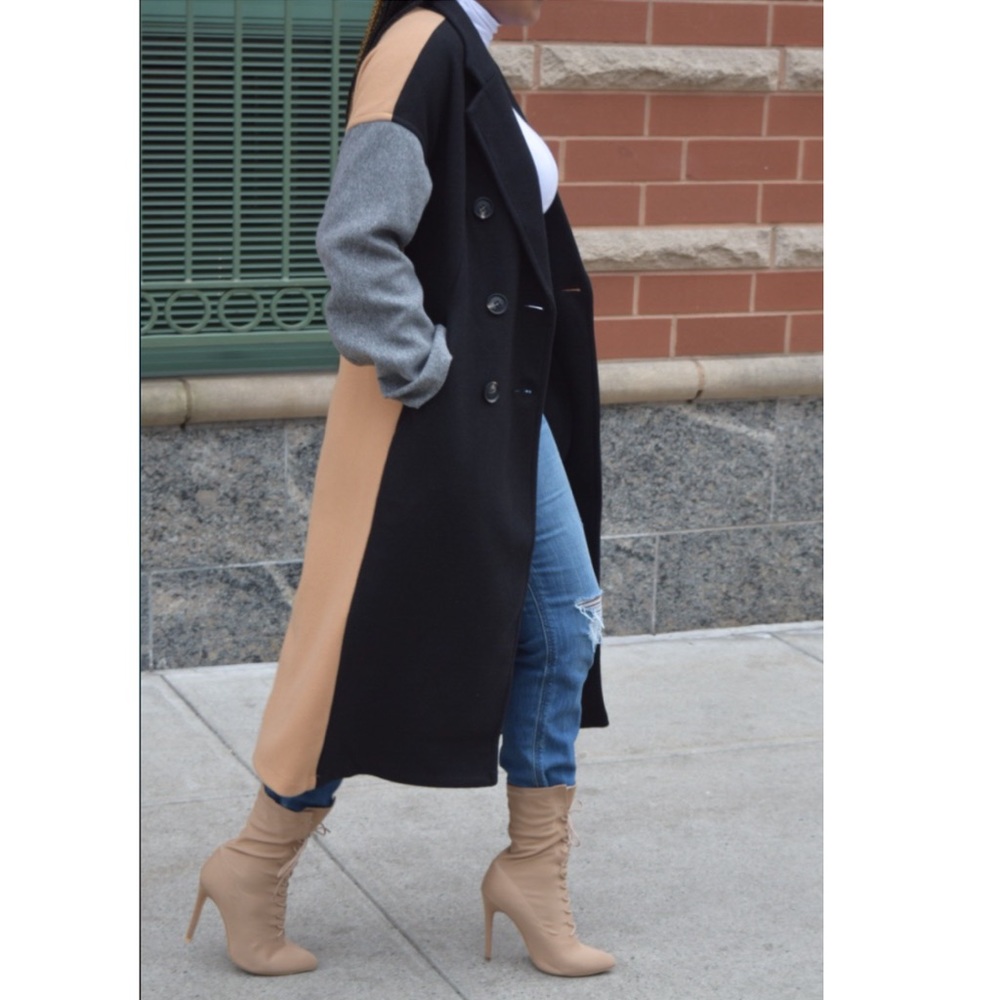 Colorblock trench - Picture 2 of 5
